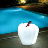 Peperone, decoratiuni iluminate pentru piscine si terase, forma neregulata