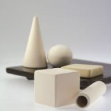 Corpuri geometrice din lemn parfumat cu suport ceramic